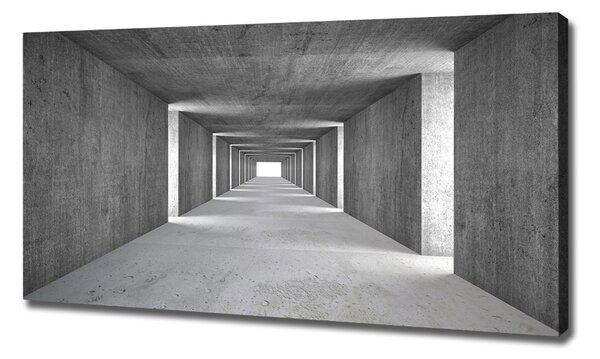 Imprimare tablou canvas Tunelul de beton