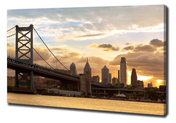 Tablou pe pânză canvas Podul Philadelphia