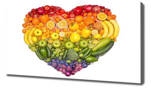 Print pe pânză inima de legume