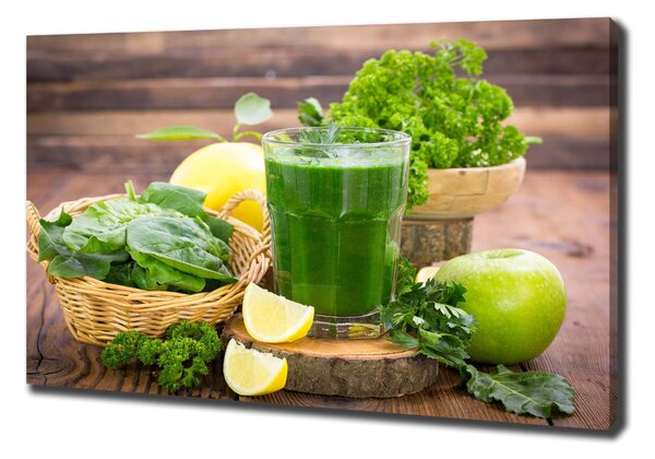 Print pe pânză cocktail verde