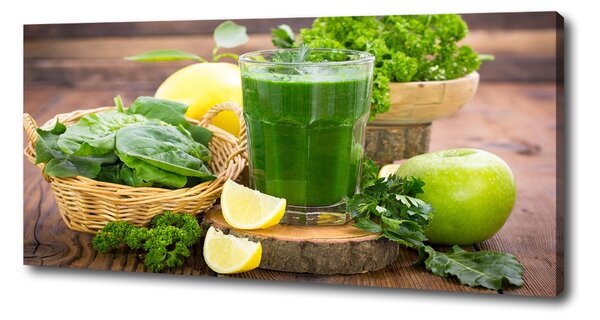 Print pe pânză cocktail verde