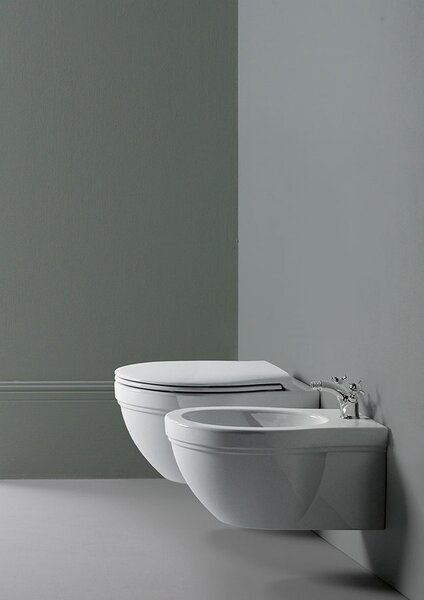 GSI GSI, vas WC montat pe perete CLASSIC, 37x55 cm, ExtraGlaze alb, 871211