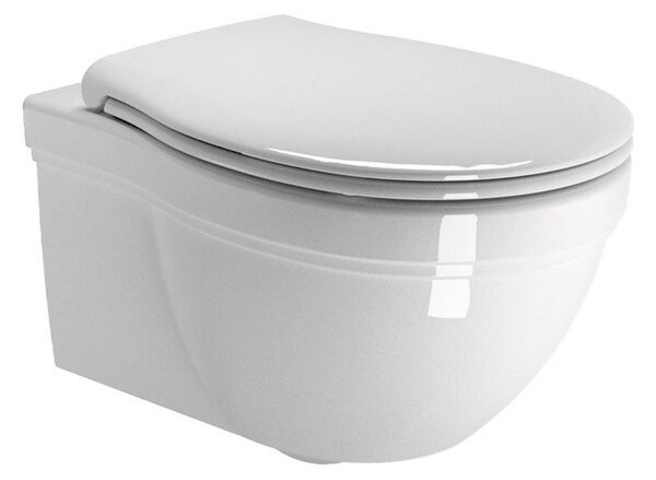 GSI GSI, vas WC montat pe perete CLASSIC, 37x55 cm, ExtraGlaze alb, 871211