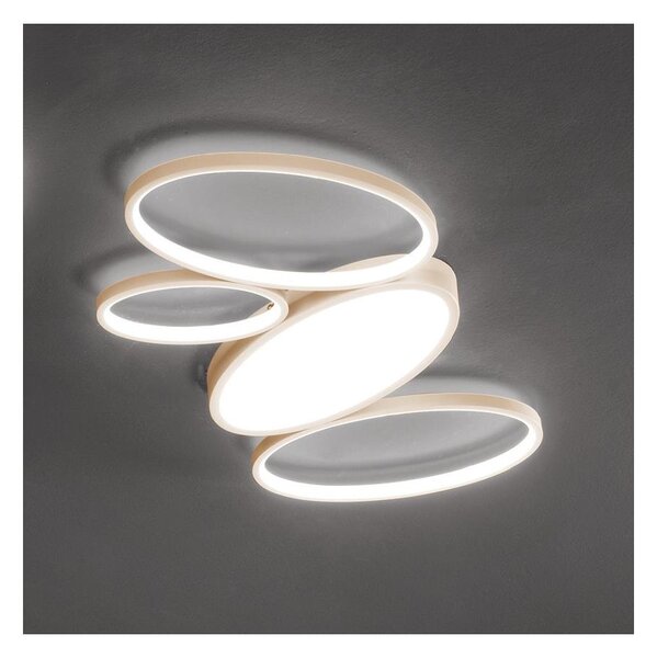 Ondaluce - plafonieră LED dimabilă RICE LED/34W/230V 45x80 cm aurie