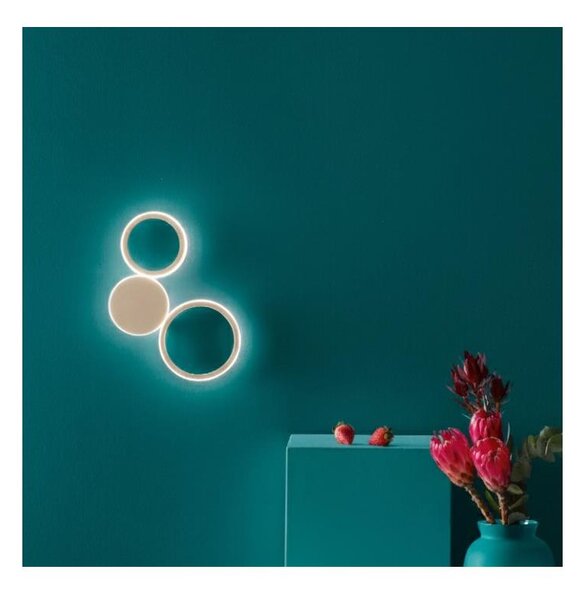 Ondaluce - Aplica de perete LED POIS, 20W, 230V, aurie