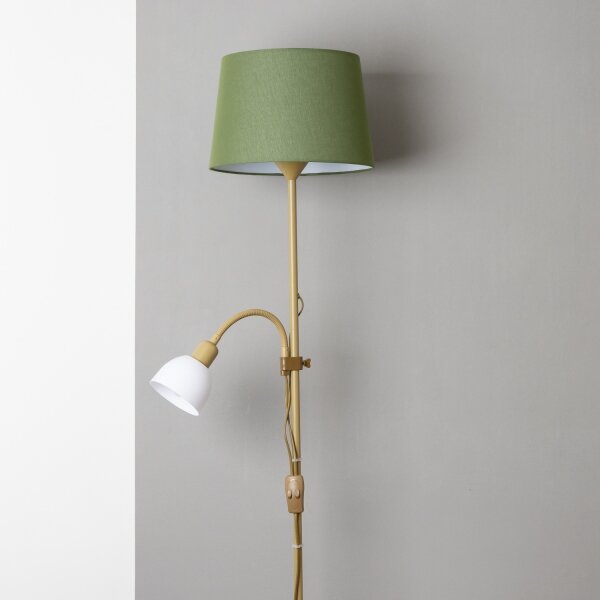 Brilagi - Lampă de podea CERIA 1xE27/100W/230V + 1xE14/25W auriu/verde