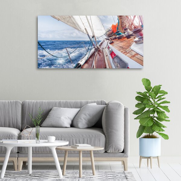 Tablou canvas Barcă cu pânze pe mare