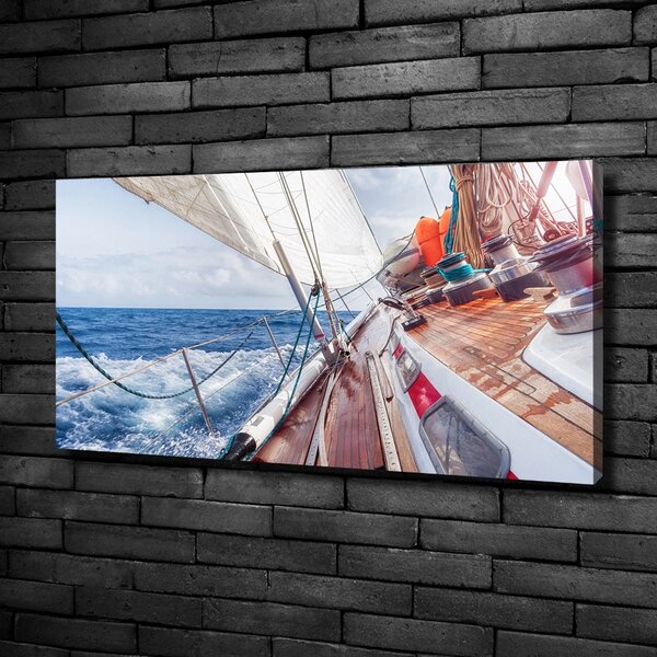 Tablou canvas Barcă cu pânze pe mare