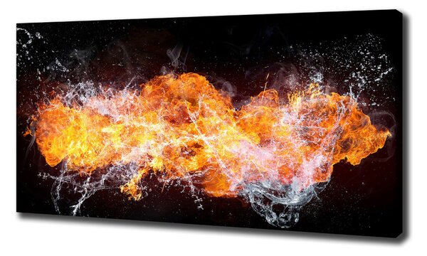 Tablou canvas Foc versus apa