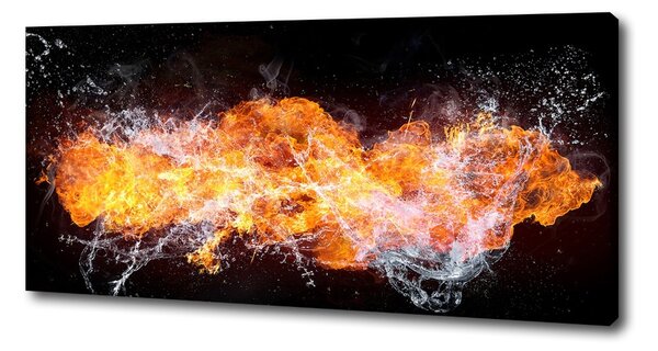 Tablou canvas Foc versus apa