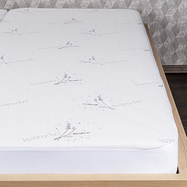 Protecție saltea 4Home Lavender cu bordură, 180 x 200 cm