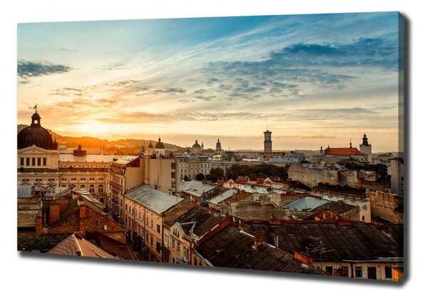 Imprimare tablou canvas Sunrise Lions
