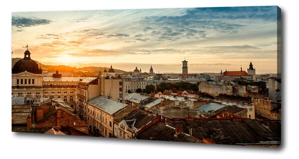 Imprimare tablou canvas Sunrise Lions