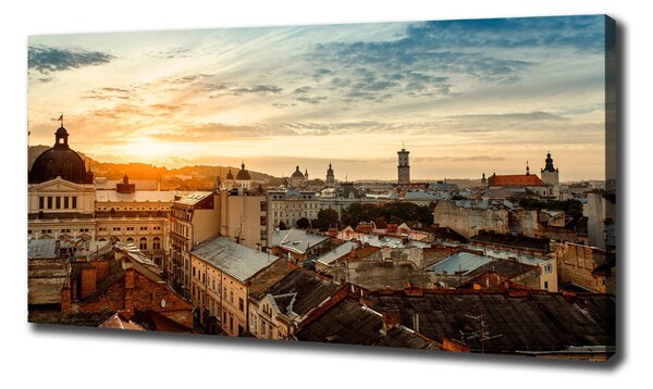 Imprimare tablou canvas Sunrise Lions