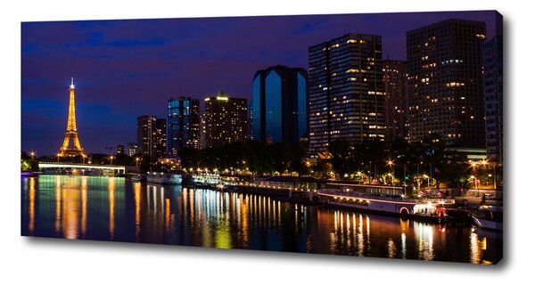 Tablou pe pânză canvas Parisul noaptea