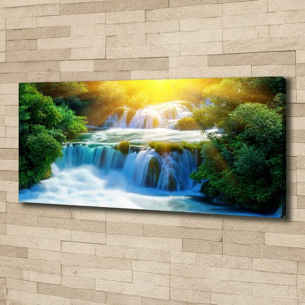 Tablou pe pânză canvas cascada Krka