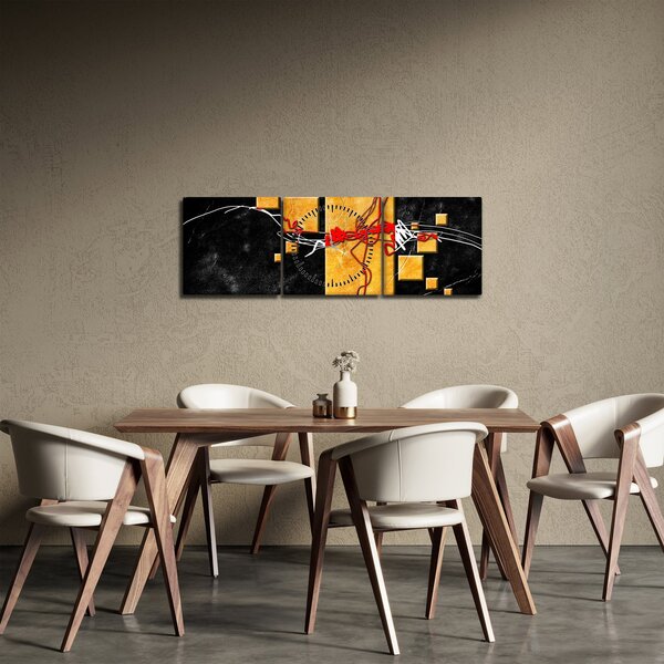 Tablou abstract - Dansatoare (cu ceas) (90x30 cm)