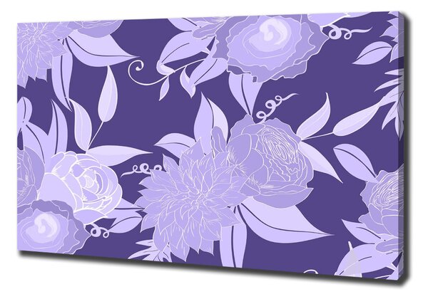 Tablouri tipărite pe pânză model floral