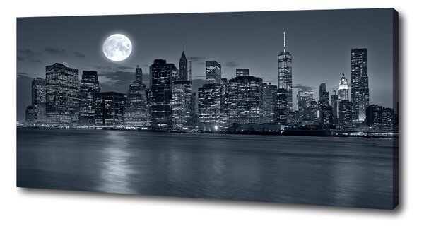 Imprimare tablou canvas New York, pe timp de noapte