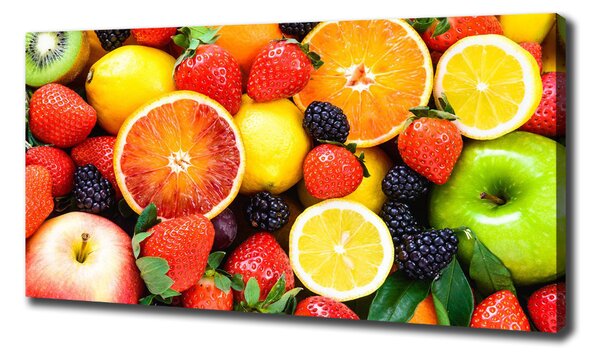 Print pe pânză fructe colorate