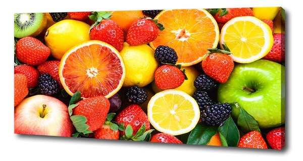 Print pe pânză fructe colorate