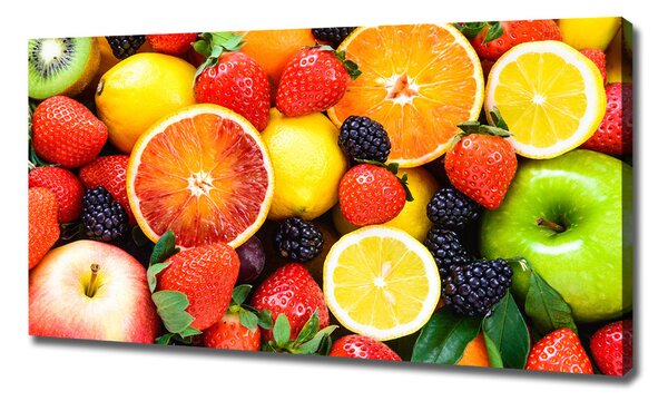 Print pe pânză fructe colorate