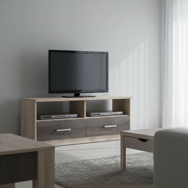Comoda TV Olivora, culoare castillo-toro, 120 x 39.5 x 50 cm