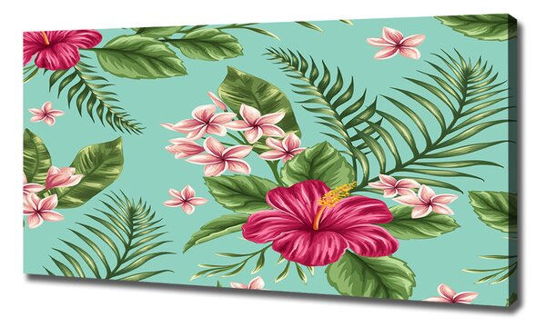 Imprimare tablou canvas flori Hawaii