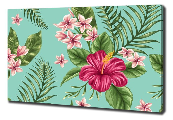 Imprimare tablou canvas flori Hawaii