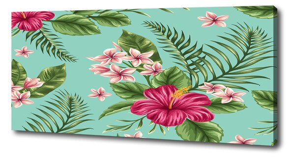 Imprimare tablou canvas flori Hawaii