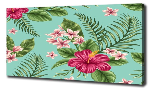 Imprimare tablou canvas flori Hawaii