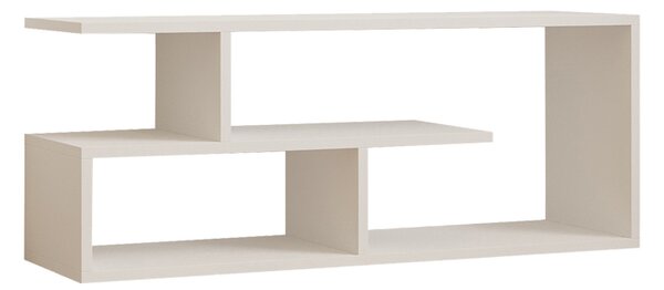 Comoda TV Waldor, din melamina, culoare alb, 100 x 29.5 x 40 cm