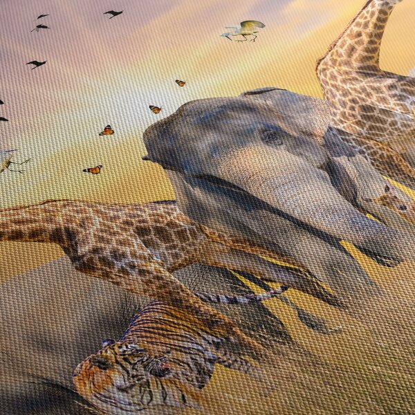 Tablou - Animae din Africa (150x105 cm)