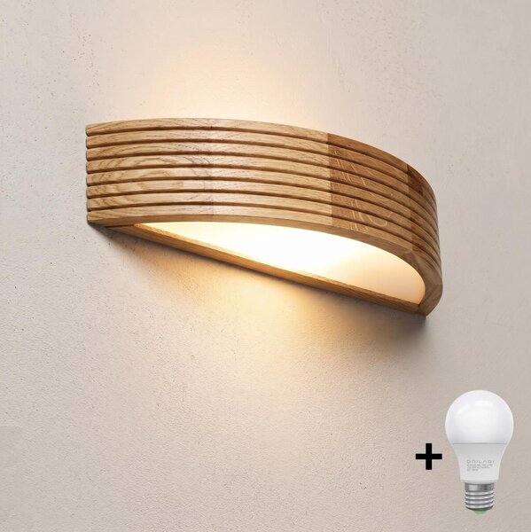 Brilagi - Aplica LED CARVALHO MODERN 1xE27/60W/230V stejar