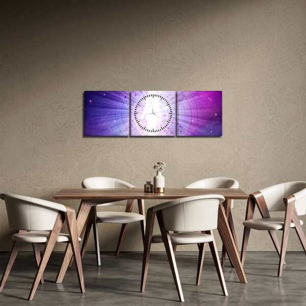 Tablou abstract - Femeie (cu ceas) (90x30 cm)