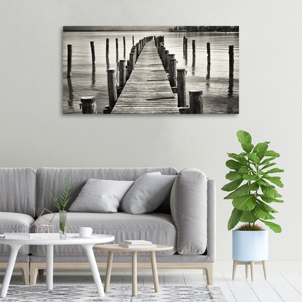 Print pe canvas debarcader din lemn