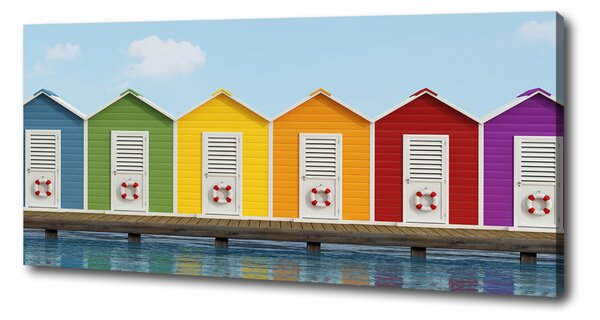 Tablouri tipărite pe pânză cabine de plajă