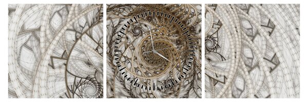 Tablou artei ornamentale (cu ceas) (90x30 cm)