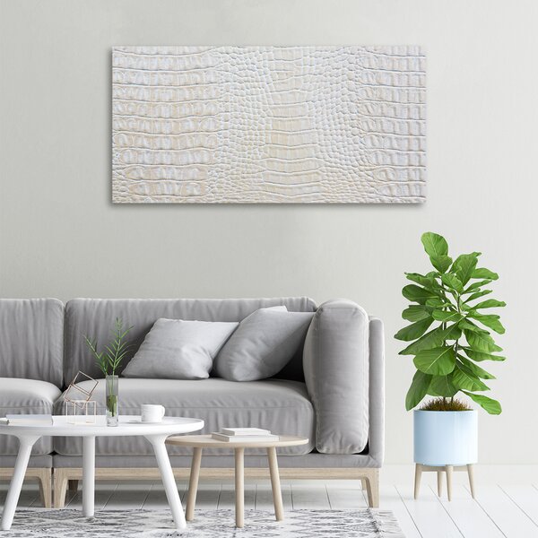 Print pe canvas piele de crocodil