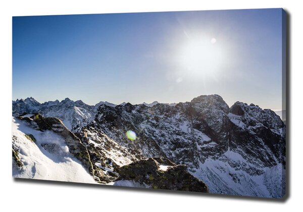 Tablou pe pânză Iarna în Munții Tatra