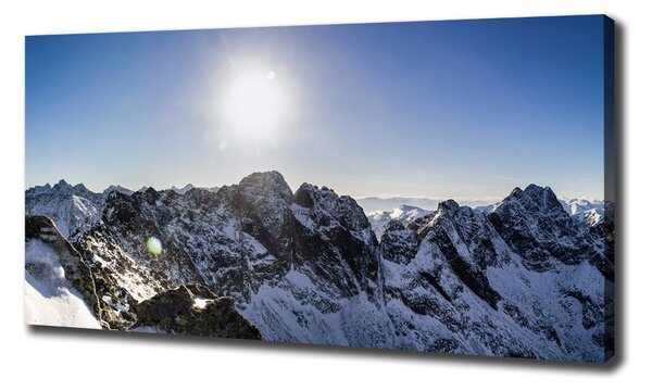 Tablou pe pânză Iarna în Munții Tatra
