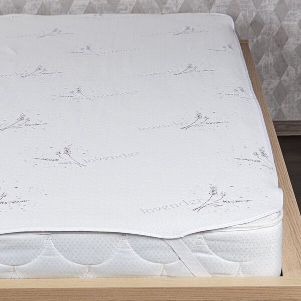Protecție saltea 4Home Lavender impermeabilă cu elastic, 140 x 200 cm