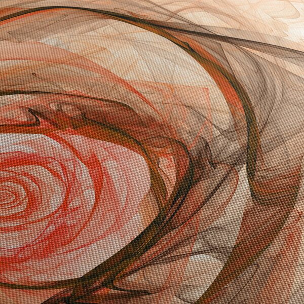 Tablou - Trandafir sufletului artistic (cu ceas) (90x30 cm)