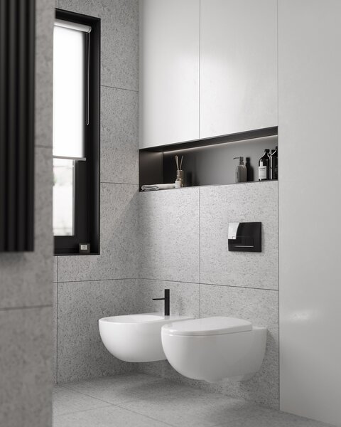 Geberit Selnova Premium vas wc cu capac soft-close agăţat fără margine alb lucios 502.793.00.1