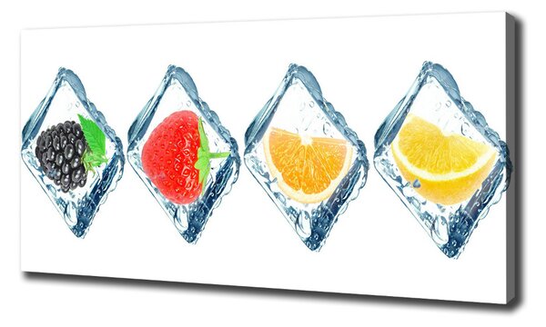 Print pe pânză cuburi de fructe