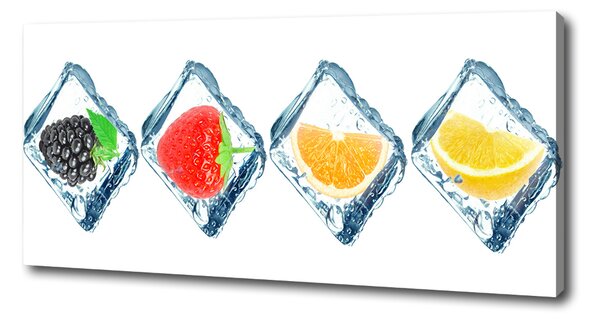 Print pe pânză cuburi de fructe