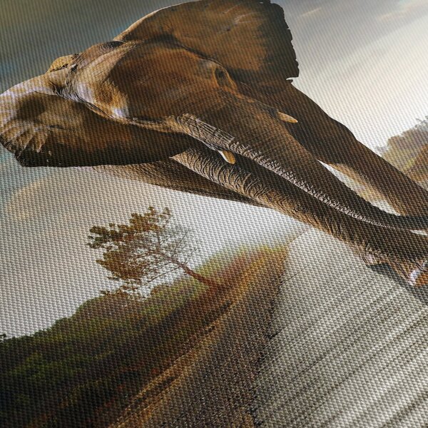 Tablou cu elefant (70x50 cm)