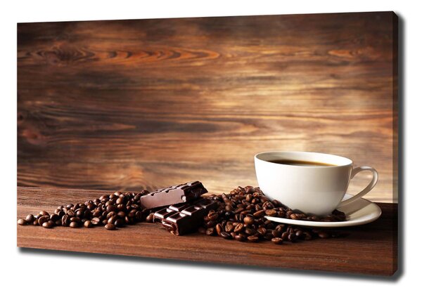Tablou pe pânză canvas Cafea si ciocolata