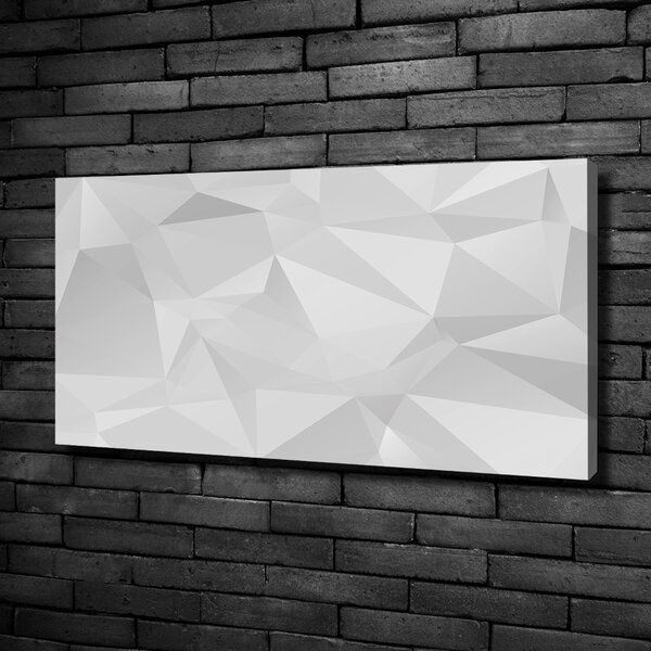 Tablou canvas triunghiuri abstractizare