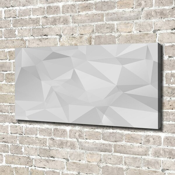 Tablou canvas triunghiuri abstractizare